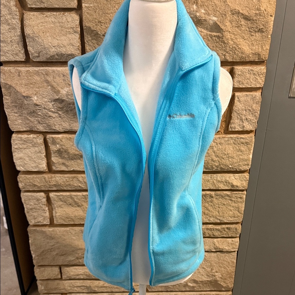 Columbia Sky Blue Fleece Vest